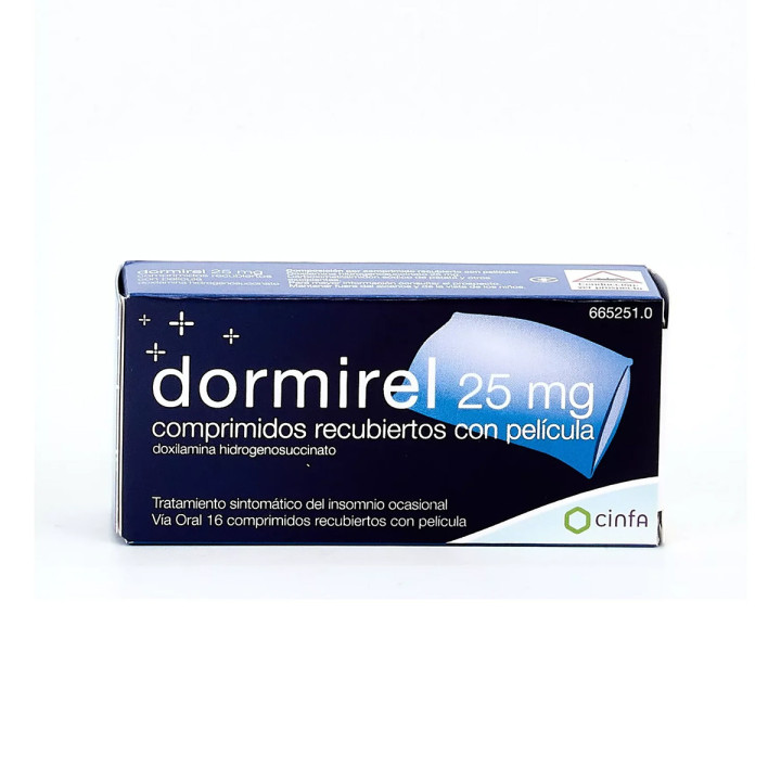 Dormirel 25mg 16 comprimidos