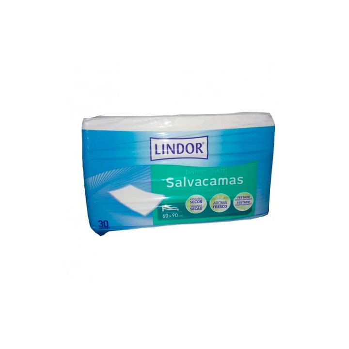 Lindor Salvacamas Antideslizante 60x90cm 30uds